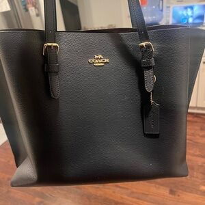 Coach Navy Tote